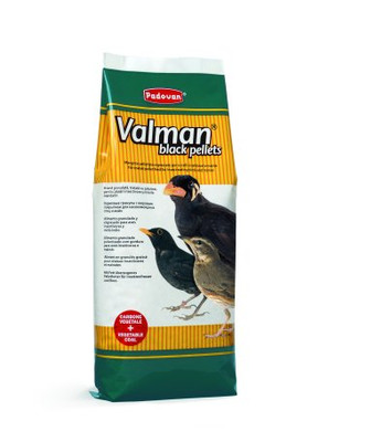 غذای مرغ مینا پادوان مدل valman black pellets