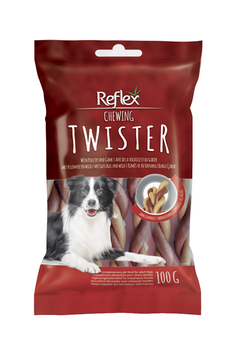 Reflex Chewing Twister with Poultry & Game