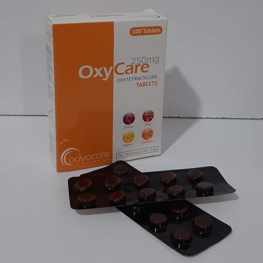 قرص اکسی تتراسایکلین 250 ادواکر (100 عددی)